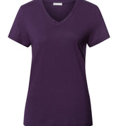 Sleep And Lounge Relaxed V-Neck T-Shirt | Amethyst 74842-2431